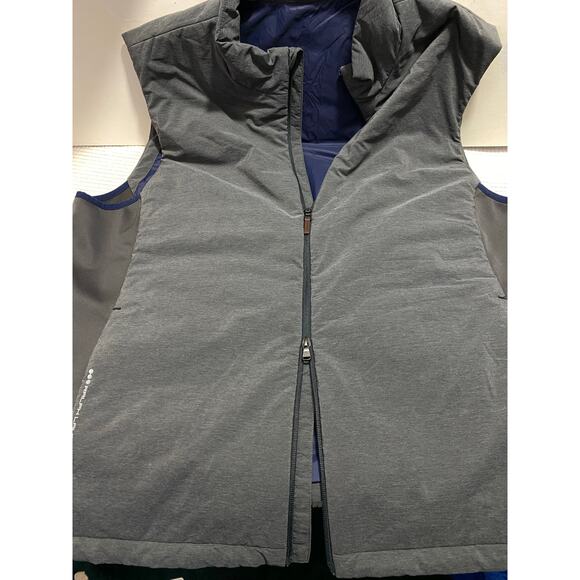 RLX Ralph Lauren Mens XXL Gray Poly Nylon Stretch Blend Puffer Full Zip Vest - Picture 13 of 13